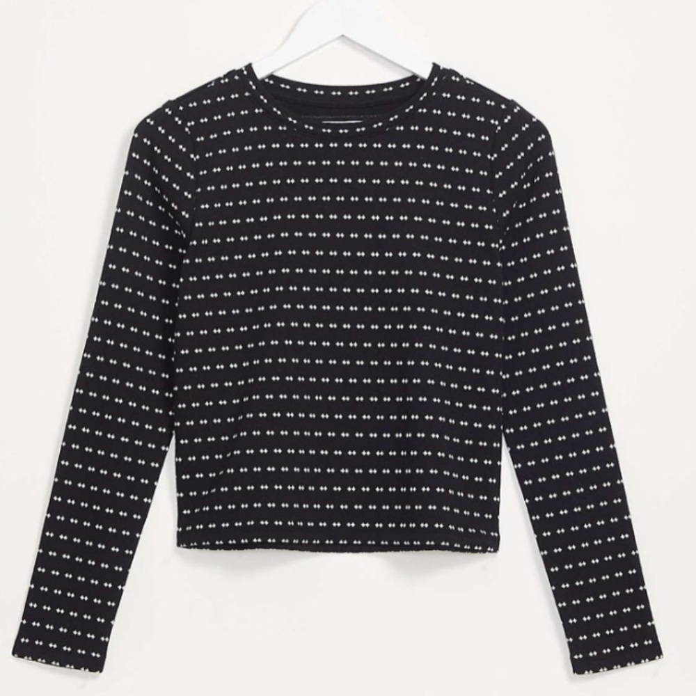 Lou & Grey Diamond Stripe Tee - NWT!